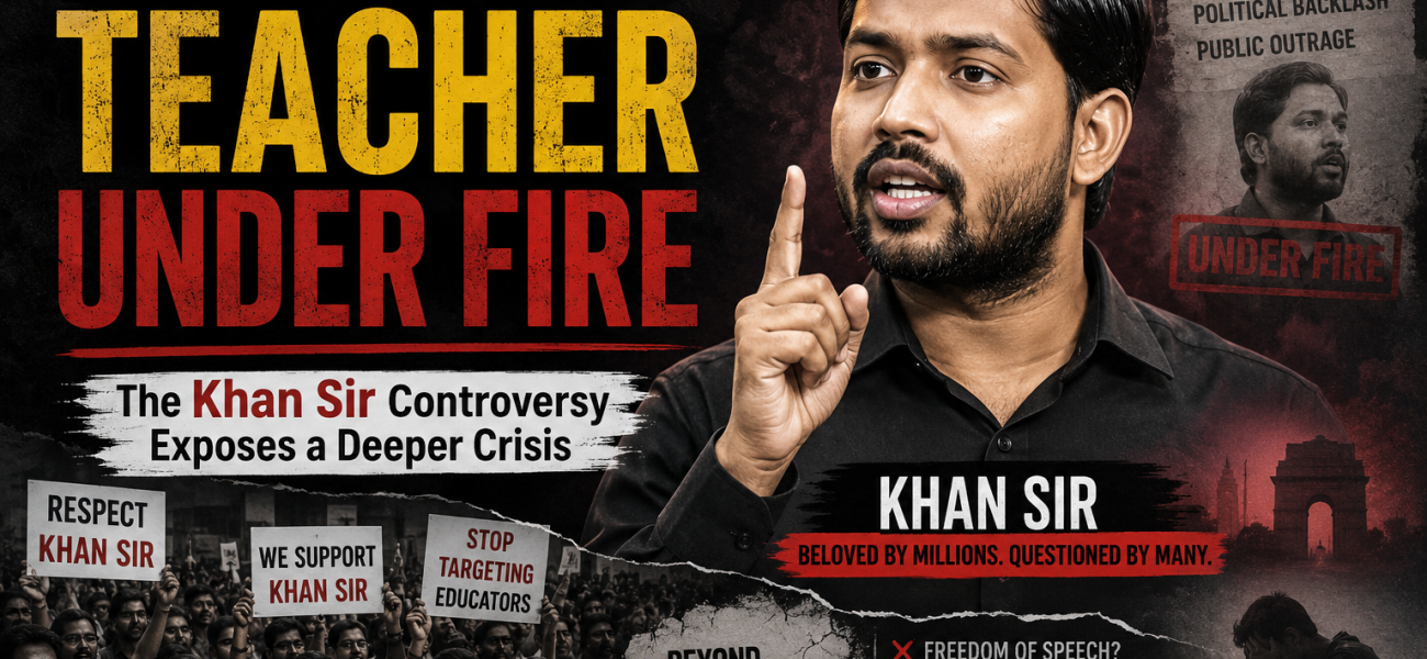 India’s Biggest Teacher Under Fire: The Khan Sir Controversy Exposes a Deeper Crisis