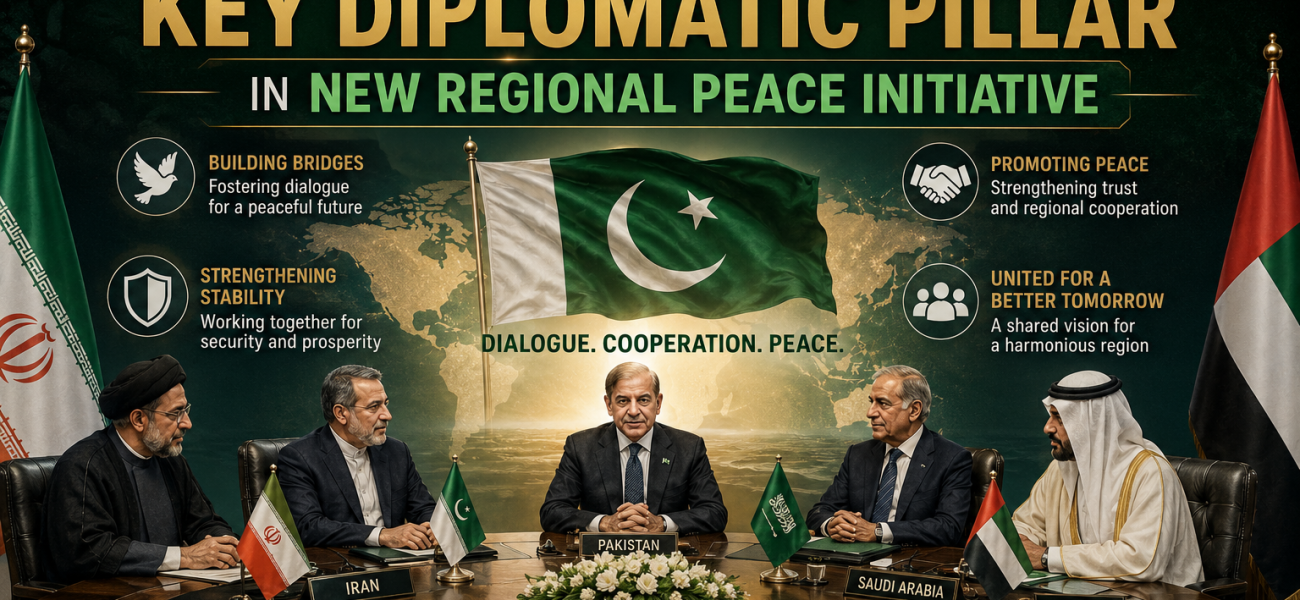 Pakistan Emerges as a Key Diplomatic Pillar in New Regional Peace Initiative