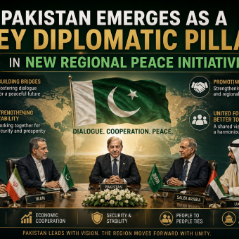 Pakistan Emerges as a Key Diplomatic Pillar in New Regional Peace Initiative