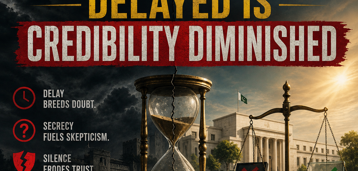 Transparency Delayed Is Credibility Diminished