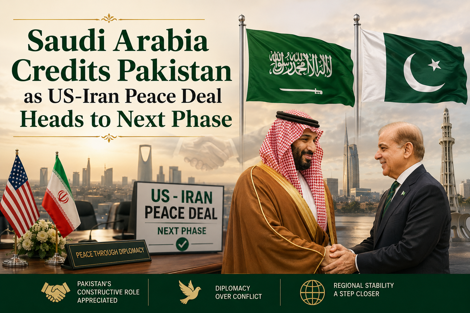 Saudi Arabia Credits Pakistan as US-Iran Peace Deal Heads to Next Phase