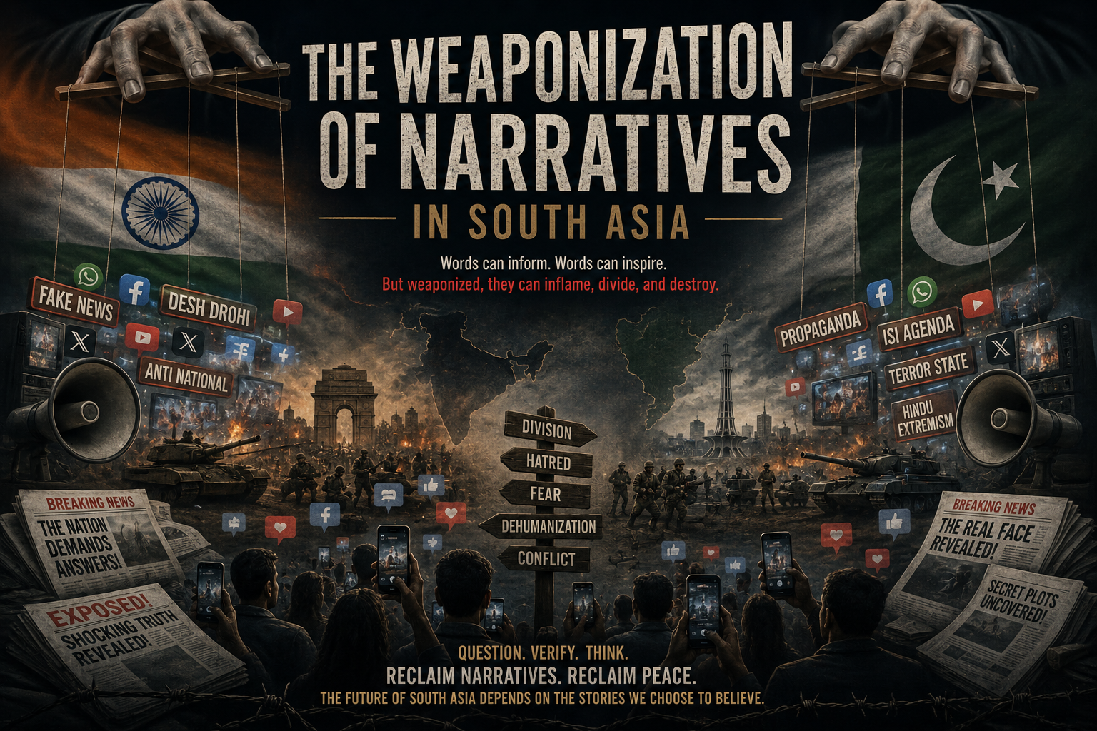  The Weaponization of Narratives in South Asia
