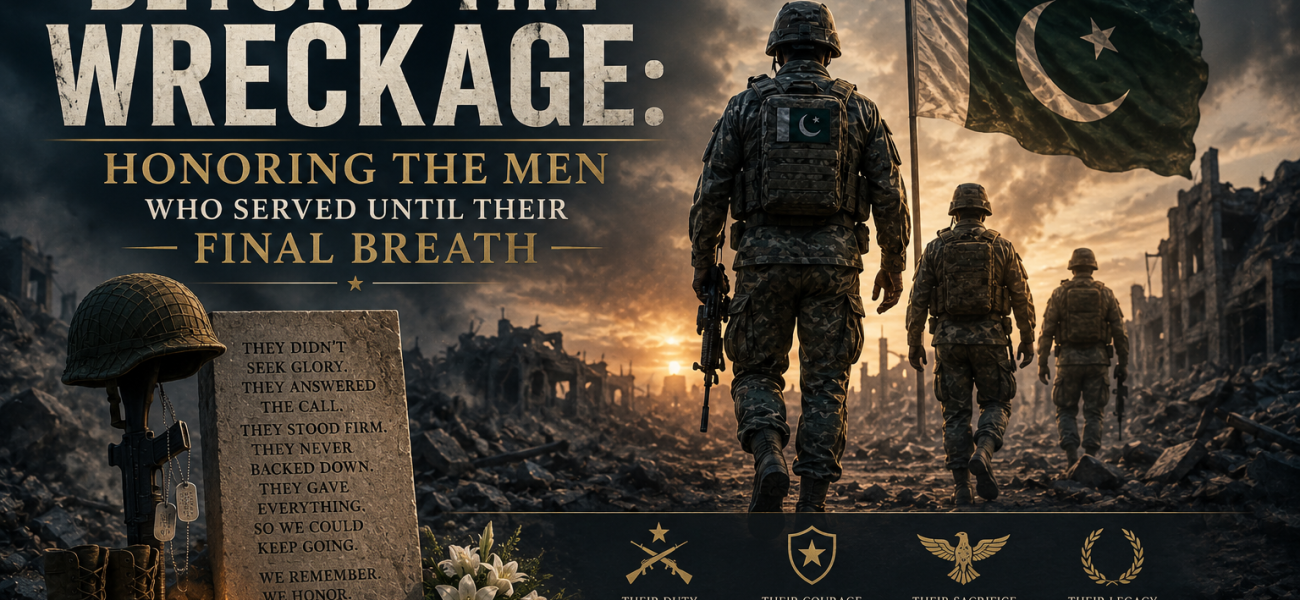 Beyond the Wreckage: Honoring the Men Who Served Until Their Final Breath