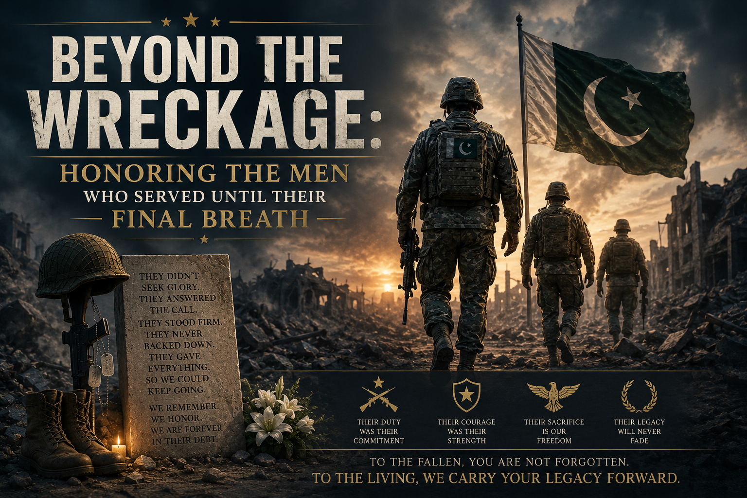 Beyond the Wreckage: Honoring the Men Who Served Until Their Final Breath
