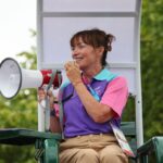 Lorraine Kelly Volunteers at Glasgow Commonwealth Games