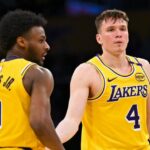 The Golden Handshake of Limbo: Lakers’ Priced Duo Graces Summer League Amidst Trade Scramble The Golden Handshake of Limbo: Lakers’ Priced Duo Graces Summer League Amidst Trade Scramble