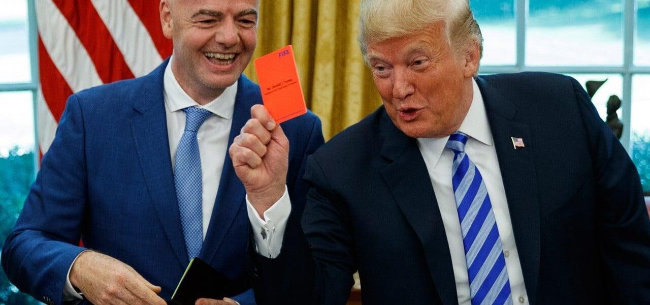 Protesters to Issue Red Cards to Trump and Infantino at World Cup Final