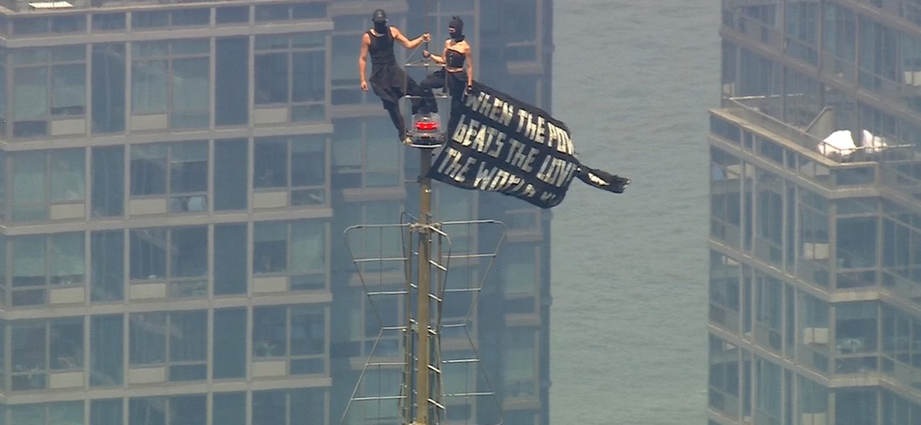 Iconic Skyscraper Breach Draws Stark Charges Amidst Escalating Climate Tactics