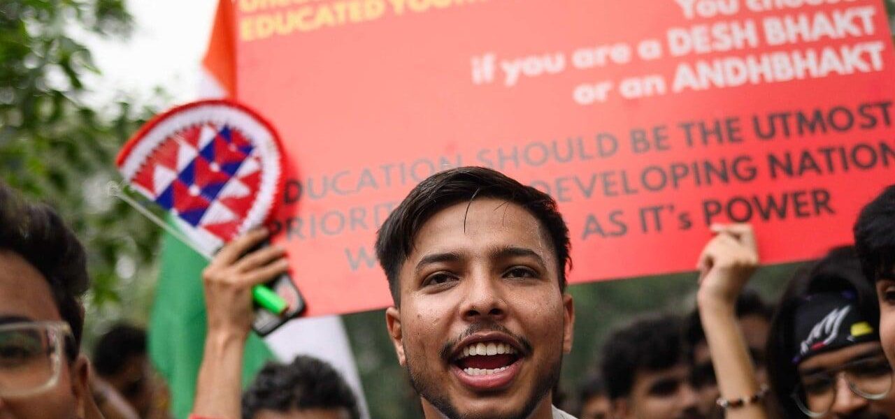 Indian Police Use Force Against Protesters Marching Over Exam Irregularities
