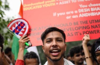 Indian Police Use Force Against Protesters Marching Over Exam Irregularities Indian Police Use Force Against Protesters Marching Over Exam Irregularities