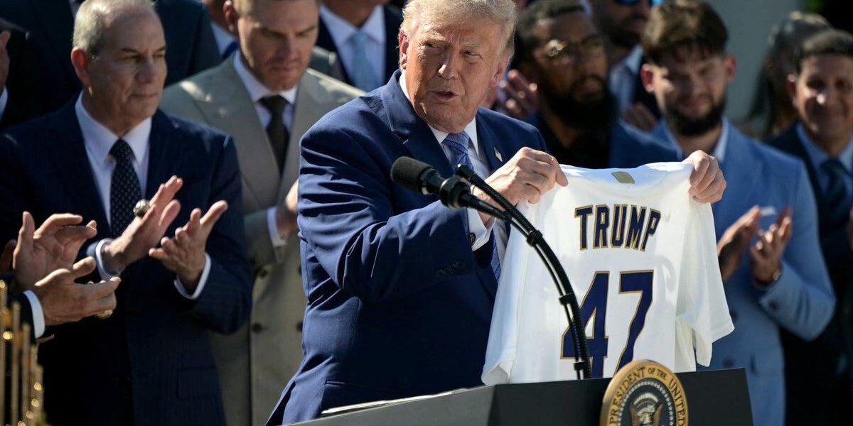 Trump Praises Dodgers as ‘One of the Great Brands’ During White House Visit