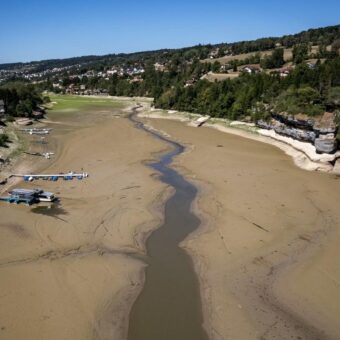 Instagram-Famous Swiss Border Lake Dries Up Amid Brutal Heatwaves