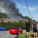 Norway’s Largest Blaze: Firefighters Struggle as 100 Homes Destroyed in Drammen Norway’s Largest Blaze: Firefighters Struggle as 100 Homes Destroyed in Drammen