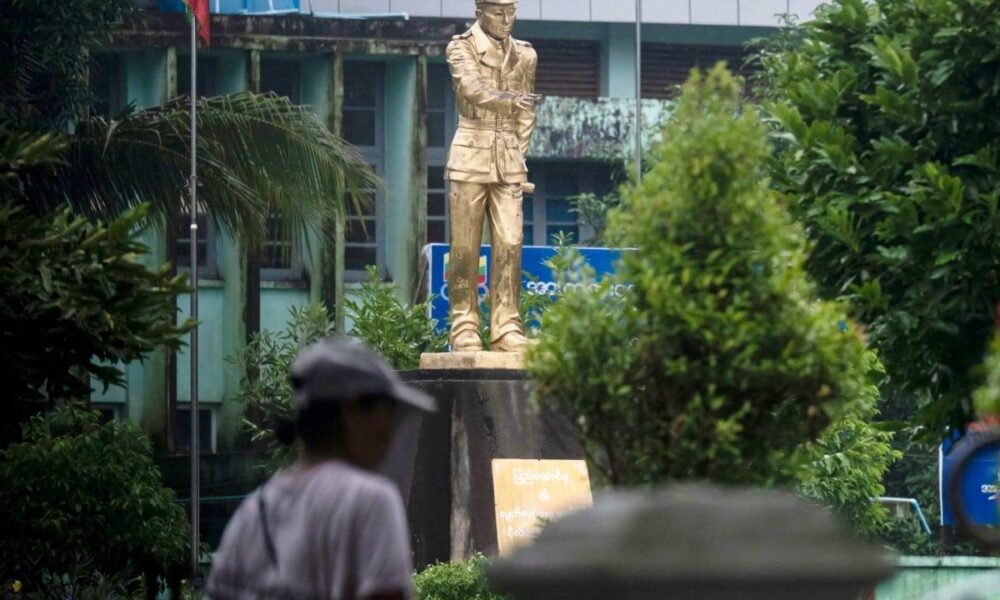 Myanmar Junta Systematically Removes Aung San Statues Amid Political Tensions