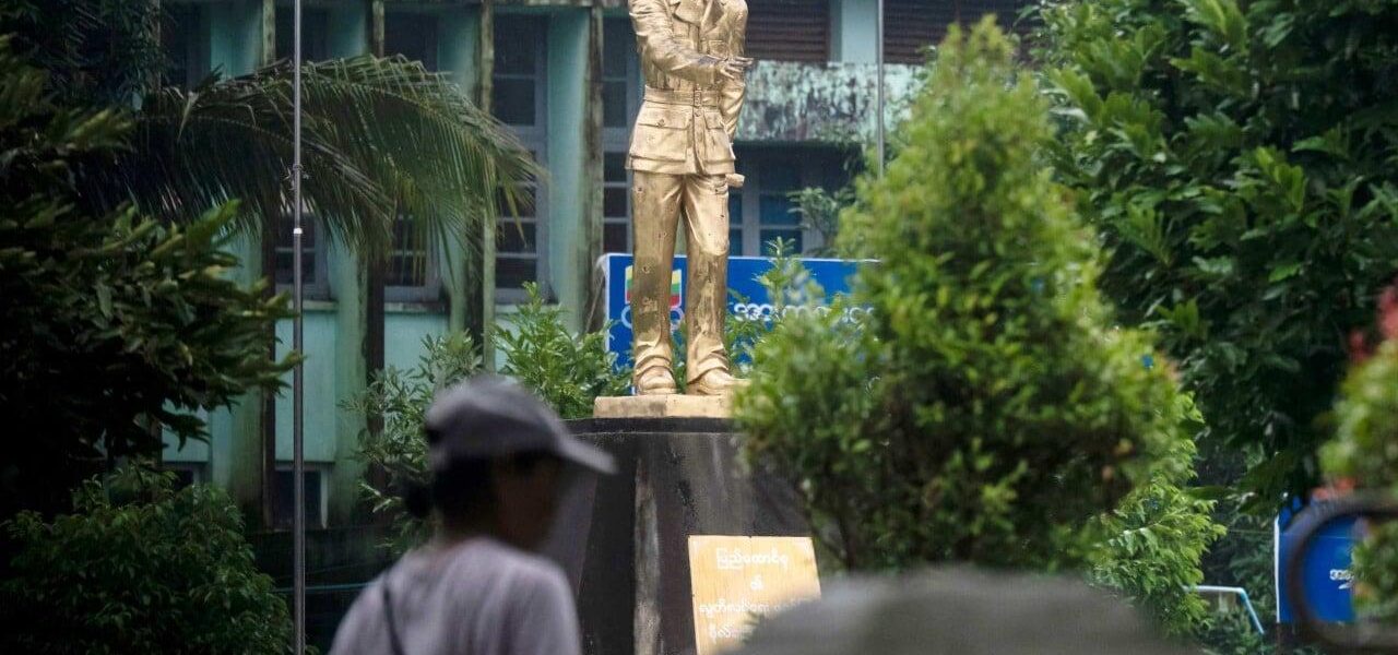 Myanmar Junta Systematically Removes Aung San Statues Amid Political Tensions