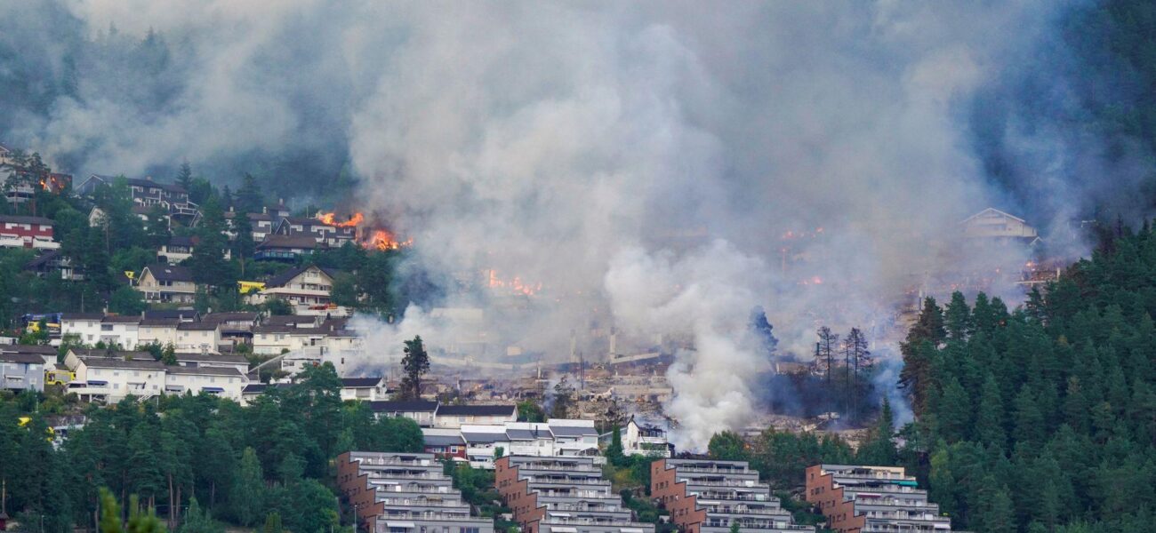Over 100 Homes Destroyed in Norway Blaze, Firefighters Struggle to Contain Fire