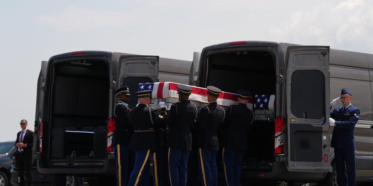 Trump Attends Dignified Transfer of Fallen Service Members at Dover Air Force Base