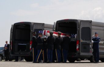 Trump Attends Dignified Transfer of Fallen Service Members at Dover Air Force Base