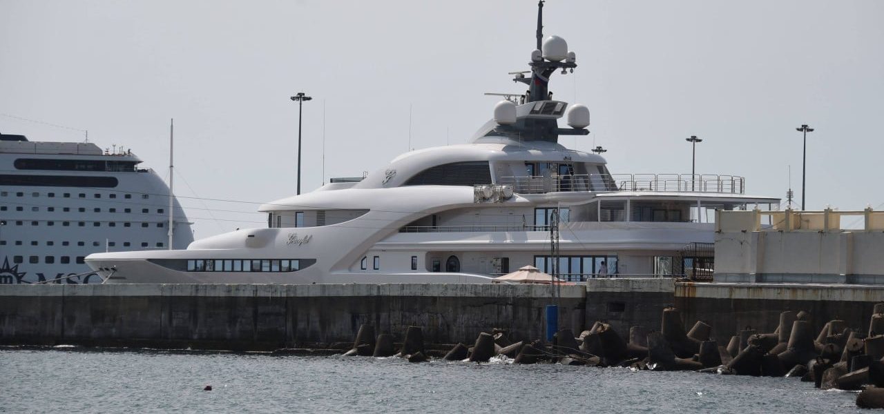 Putin’s Alleged Superyacht, Graceful, Resurfaces Off Denmark After Four Years