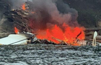 Seaplane Erupts in Flames Following Crash Off Washington Coast