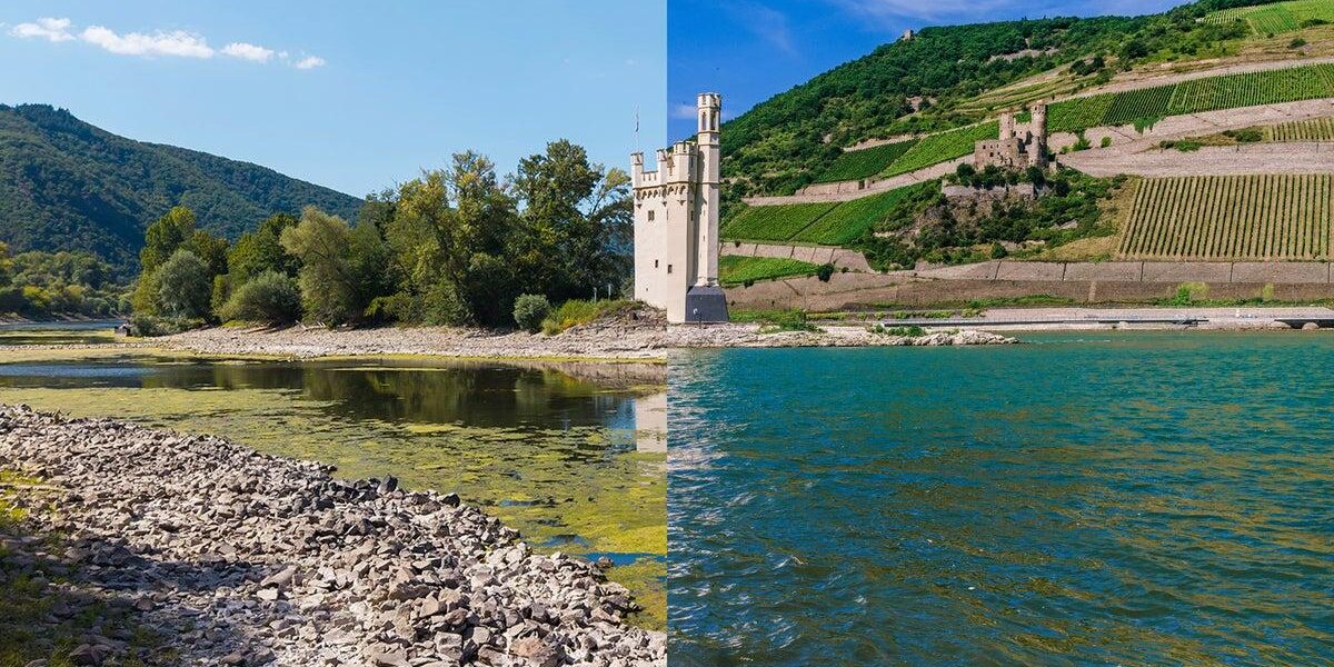 Severe Drought: Europe’s Waterways Dry Up Amid Record Heatwaves