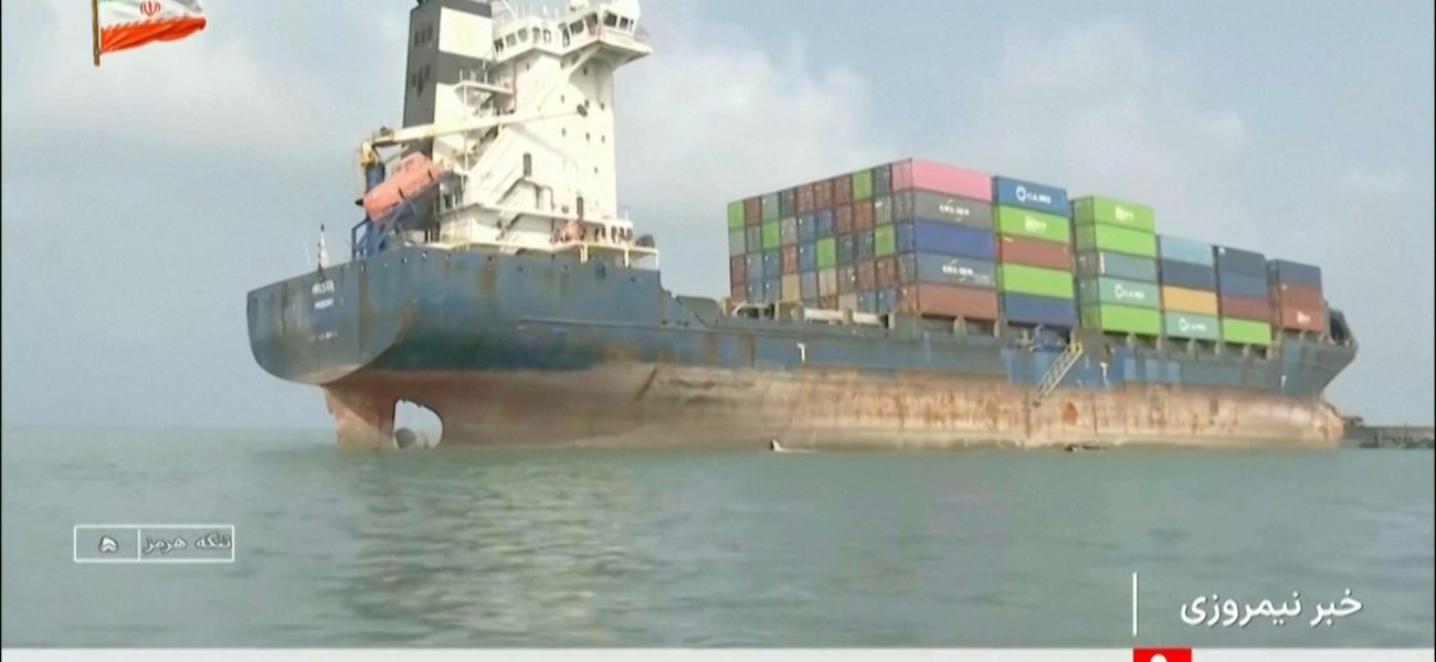 Tehran’s Own Staged Crisis: When a ‘Foreign’ Ship Gets Stuck in Hormuz, and It’s Not So Foreign After All