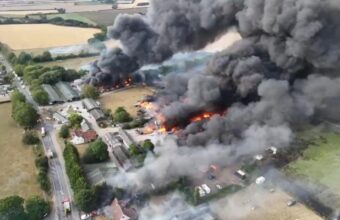 Essex Industrial Fire: Over 100 Firefighters Battle Major Blaze