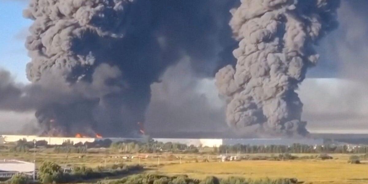 Ukraine Drones Target Russian Online Retail Warehouses in Deadly Attack