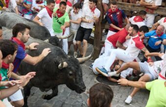 Runner Gored in Face at Spain’s San Fermin Bull Run