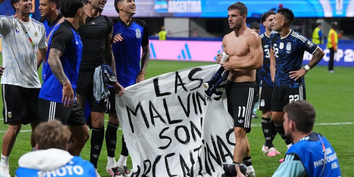 Argentina’s World Cup Banner Rekindles Falklands Dispute