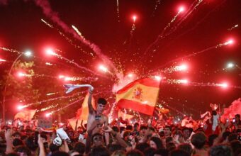 Spanish Fans Erupt in Historic World Cup Final Victory Celebration