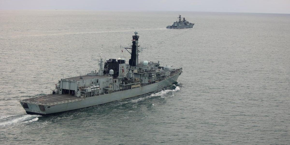 Russian Frigate Conducts Live-Fire Exercise Near UK Coastline