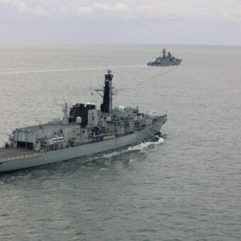 Russian Frigate Conducts Live-Fire Exercise Near UK Coastline