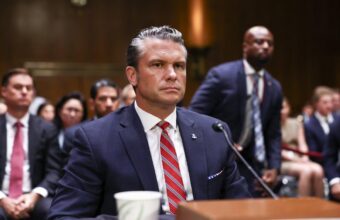 Protesters Disrupt Hegseth’s Congressional Hearing on Iran War Funding
