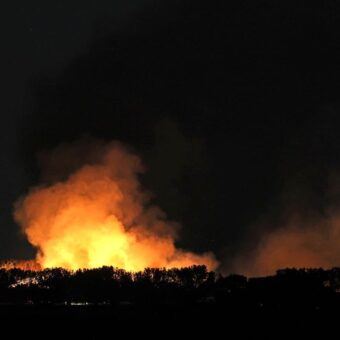 Firefighters Hospitalized, Fire Engines Destroyed in Fertilizer Plant Explosion