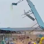 Tornado Strikes Indonesian Construction Site, Workers Flee
