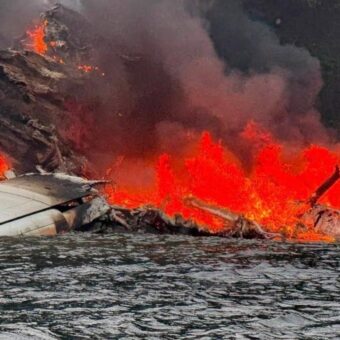 Seaplane Crash: 11 Passengers Survive Fiery Blaze off Washington Island