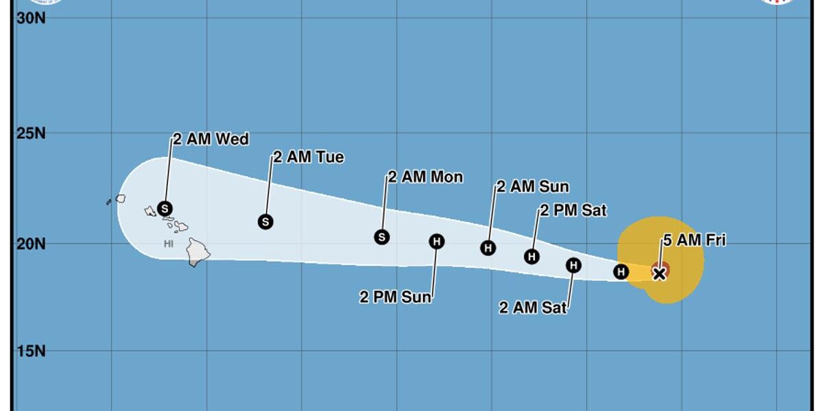 Hurricane Fausto Intensifies to Category 2 as It Approaches Hawaii