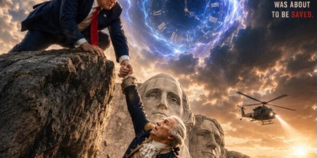 Trump’s Time Travel Antics: Saving George Washington and Confronting Iran