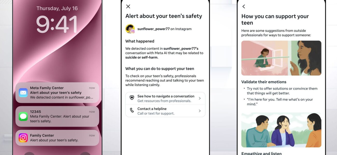 Instagram Implements Parental Alerts for Teens Discussing Self-Harm with AI