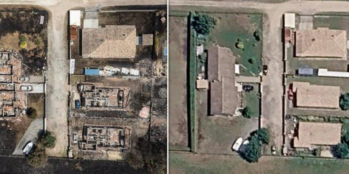 France and Spain Wildfires: Aerial Photos Show Extensive Damage, Entire Villages Ravaged