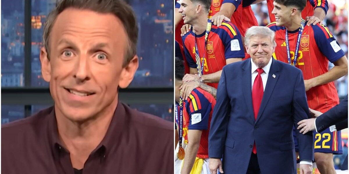 Seth Meyers Criticizes Trump for Celebrating Spain’s World Cup Win Amid Trade Embargo