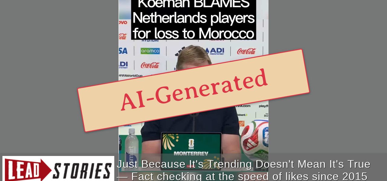 Digital Phantoms: AI-Generated Lies Plague Football, Stoking Geopolitical Tensions