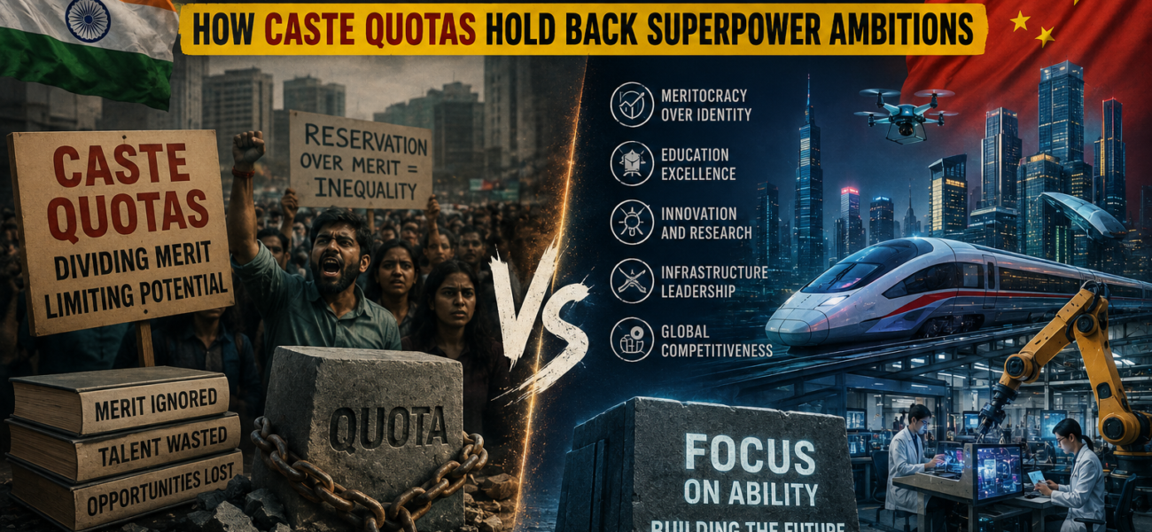 India vs China: How Caste Quotas Hold Back Superpower Ambitions
