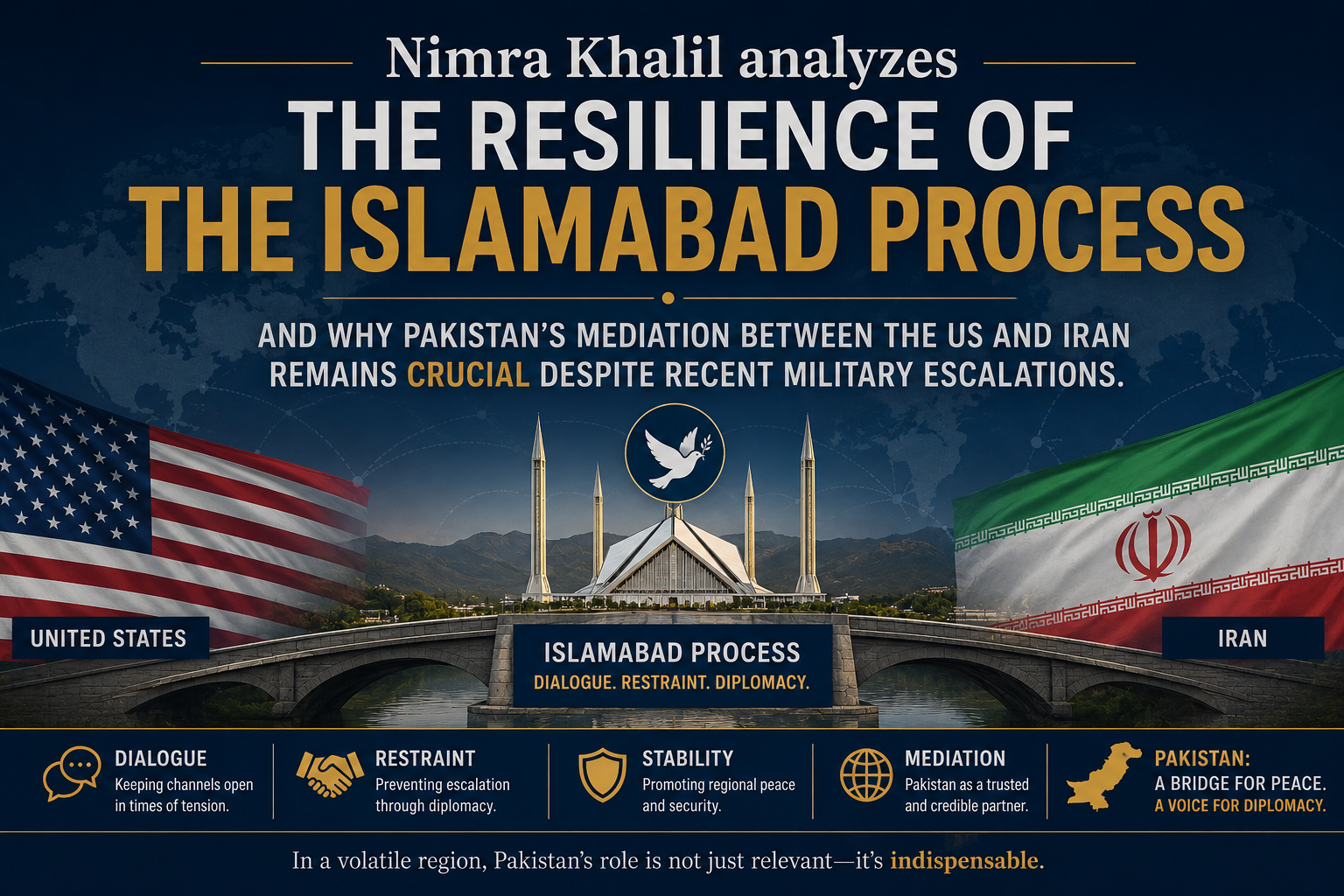 Nimra Khalil analyzes the resilience of the Islamabad Process and why Pakistan's mediation between the US and Iran remains crucial despite recent military escalations.