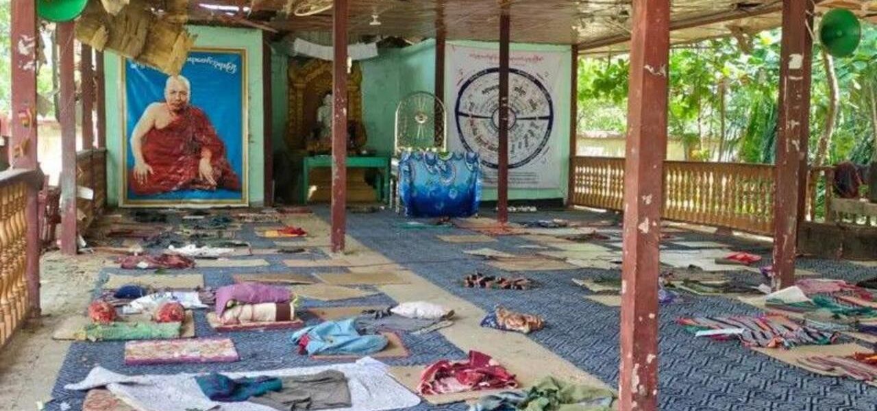 Myanmar Monastery Strike Kills 14 Civilians During Meditation Retreat