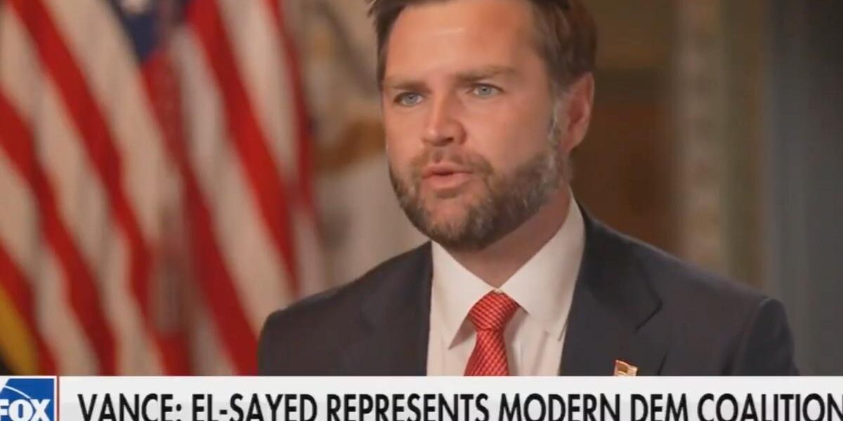 Vance Criticizes Michigan Senate Candidate El-Sayed, Claims Support from ‘Self-Hating White Liberals’