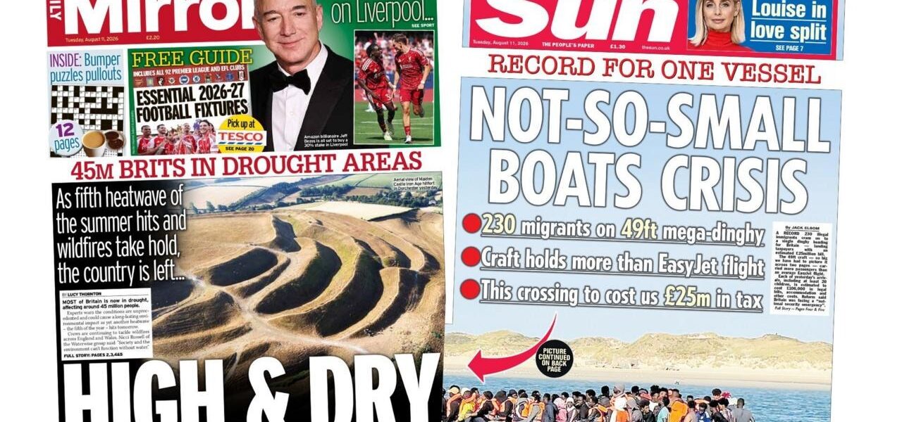 UK Grapples with Drought Expansion and ‘Mega-Dinghy’ Migrant Crisis