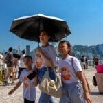 Hong Kong Sets New Record for Hottest Day Amid Typhoon Dolphin Hong Kong Sets New Record for Hottest Day Amid Typhoon Dolphin