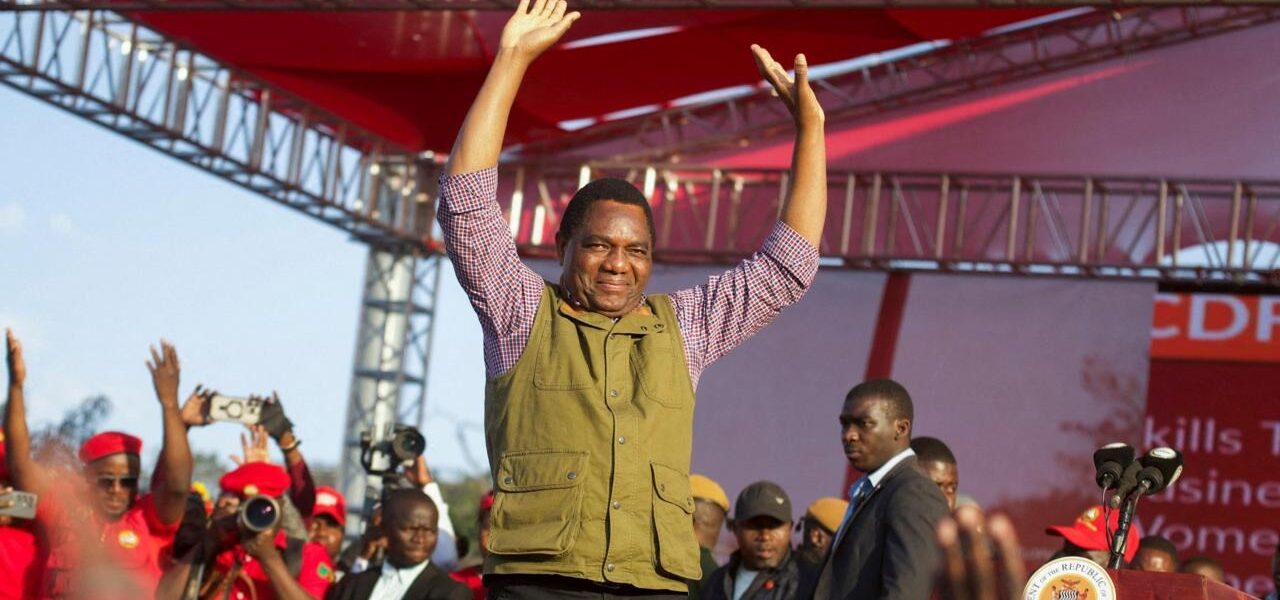 Zambia’s President Hakainde Hichilema Secures Second Term with 60% Vote
